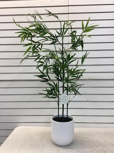 Threshold 48" Large Bamboo Leaf Tree Artificial Plant