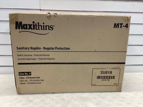 Hospeco Maxithins Sanitary Napkin 250 pack