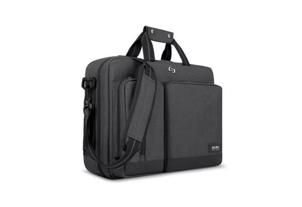 Solo New York Duane 16" Hybrid Laptop Bag - Gray