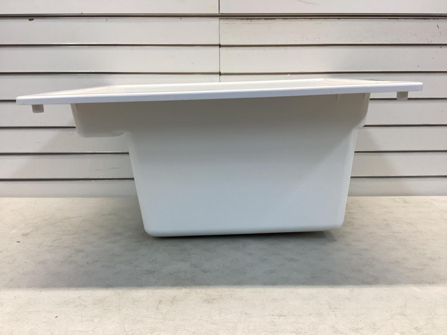 MUSTEE Vector 22 in. x 25 in. Fiberglass Self-Rimming MultiTask Sink in White