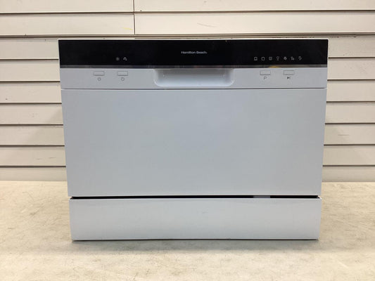 Hamilton Beach 20-in Portable Freestanding Dishwasher (White), 47-dBA Very Quiet Sound Level