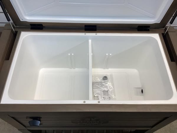 Tommy Bahama 100-quart Rolling Wood Cooler - Lightly Used