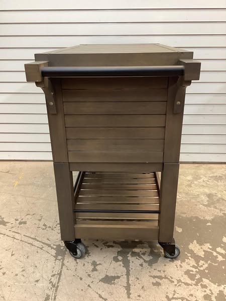 Tommy Bahama 100-quart Rolling Wood Cooler - Lightly Used