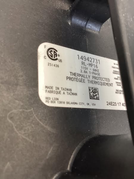 RED LION Plug-In Utility Pump