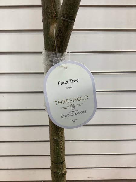 Threshold 72" Olive Artificial Tree with Cement Pot