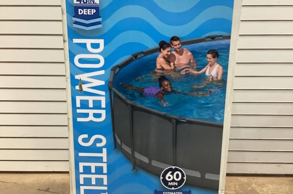 Bestway Power Steel 18’ x 48” Round Above Ground Pool Set