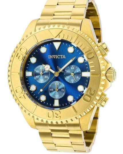 Invicta Men's Pro Diver Quartz 47mm Gold Watch