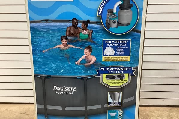 Bestway Power Steel 18’ x 48” Round Above Ground Pool Set