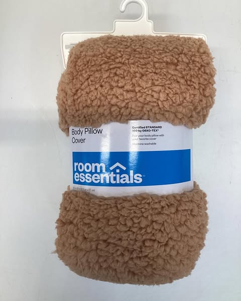 Room Essentials Plush Body Pillow Cover