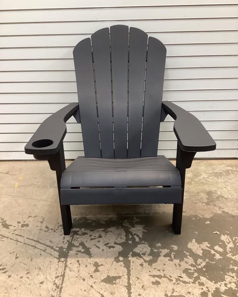 Keter Everest Adirondack Chair with Integrated Cupholder