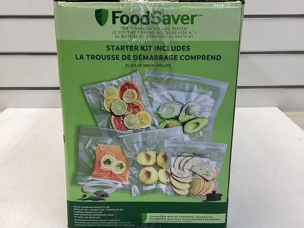 FoodSaver Space-Saving Vacuum Sealer with Bags and Roll
