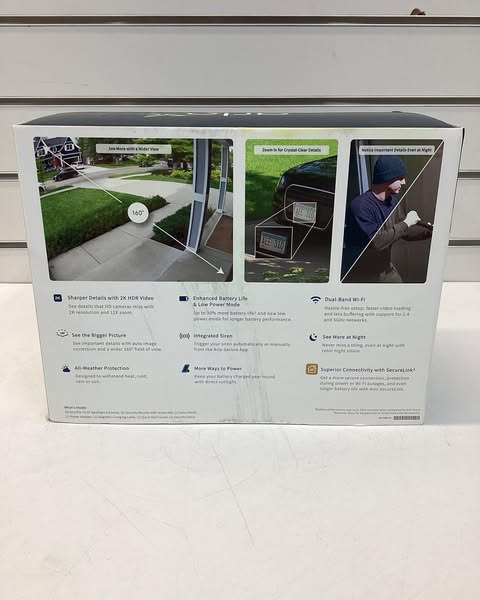 Arlo Wireless 2K Pro 5S Spotlight Security Cameras, 3pk.