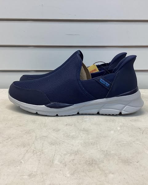 Skechers Men's Equalizer Hands Free Swift Fit Slip-On Sneaker, Size 9, Color Navy