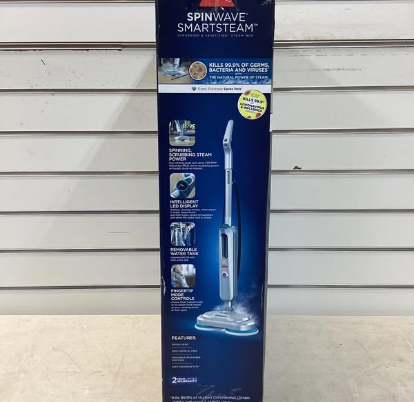 BISSELL SpinWave SmartSteam Scrubbing and Sanitizing Mop
