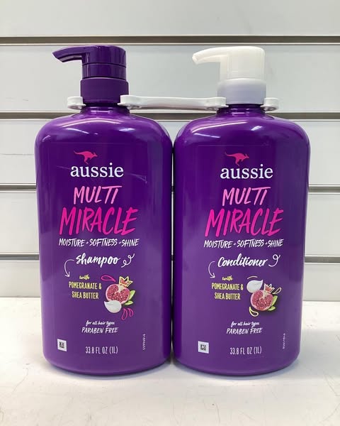 Aussie Multi Miracle 3-in-1 Shampoo and Conditioner 2-Pack, 33.8 fl. oz. each
