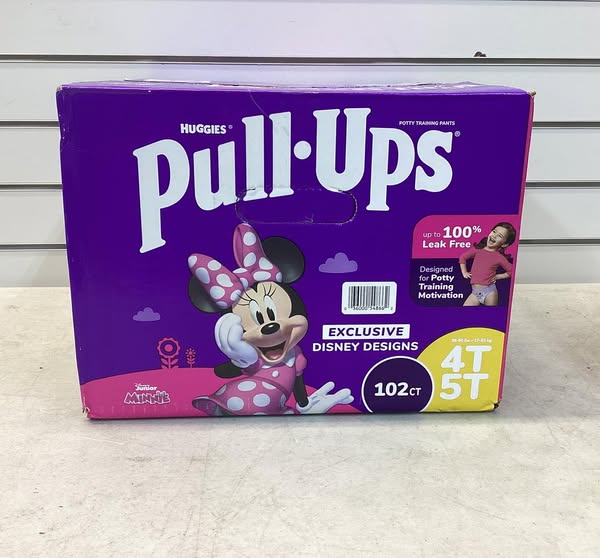 Huggies Pull-Ups Training Pants for Girls, Size 4T-5T, 102 ct