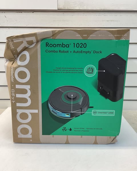 iRobot Roomba 1020 (100 Series) Combo Robot Vacuum and Mop