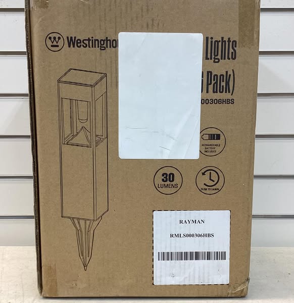 Westinghouse LED Solar Path Lights 30 Lumens, 6-Pack