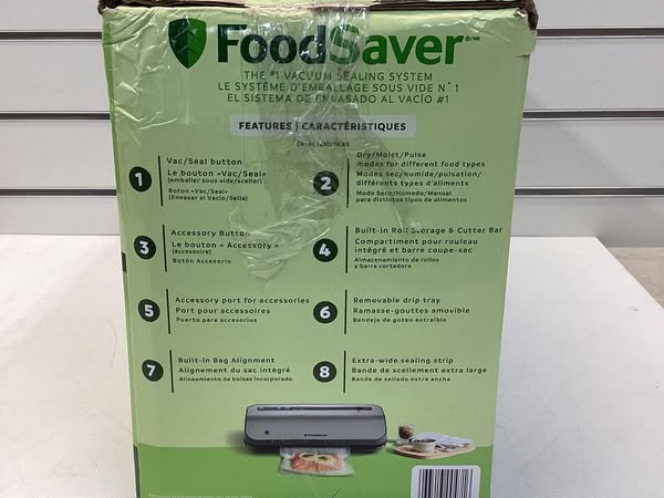 FoodSaver Space-Saving Vacuum Sealer with Bags and Roll