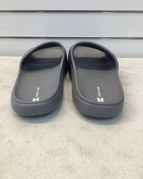 All In Motion Men's Archie Recovery Slide, Size 11, Color Grey