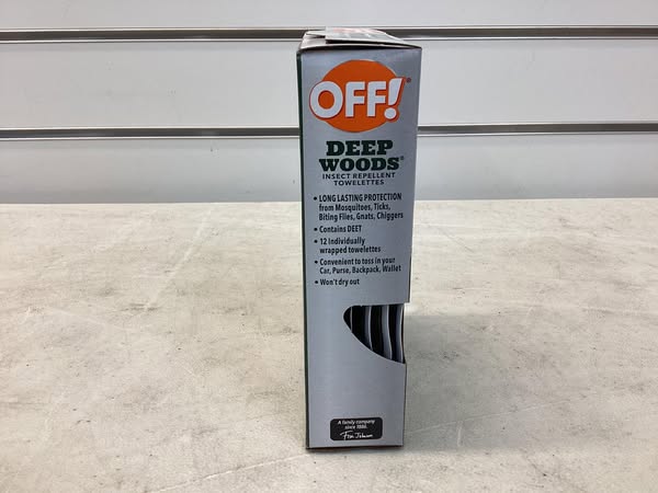 OFF! Deep Woods Mosquito Repellent Wipes 25% DEET - 12ct