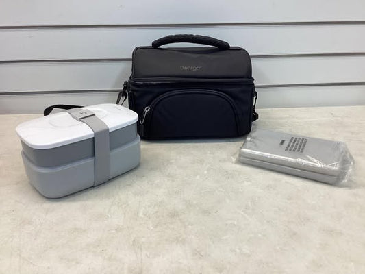 Bentgo 4-Piece Deluxe Set With Insulated Lunch Bag, Ice Packs & Bento Classic