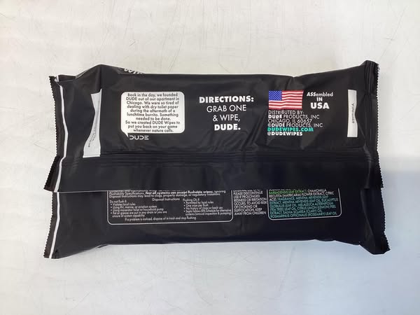 Dude Wipes MintChill Personal Wipes - 50ct