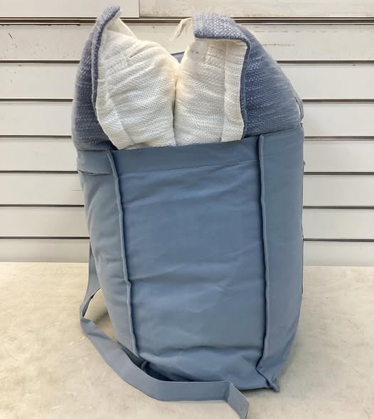 Member's Mark 2-Pack Reversible Cotton Slub Pillows, Color Blue
