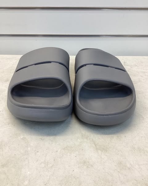 All In Motion Men's Archie Recovery Slide, Size 11, Color Grey