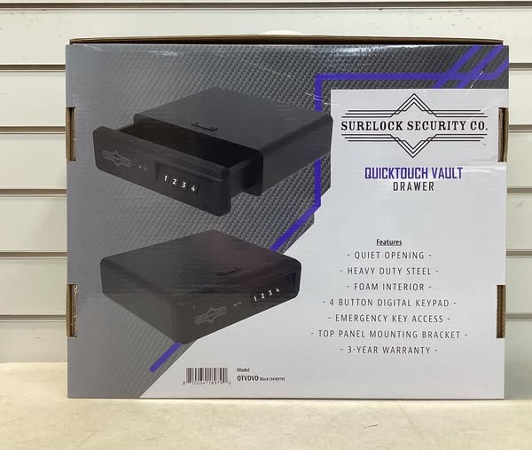 Surelock Security Co QuickTouch Drawer Vault Digital