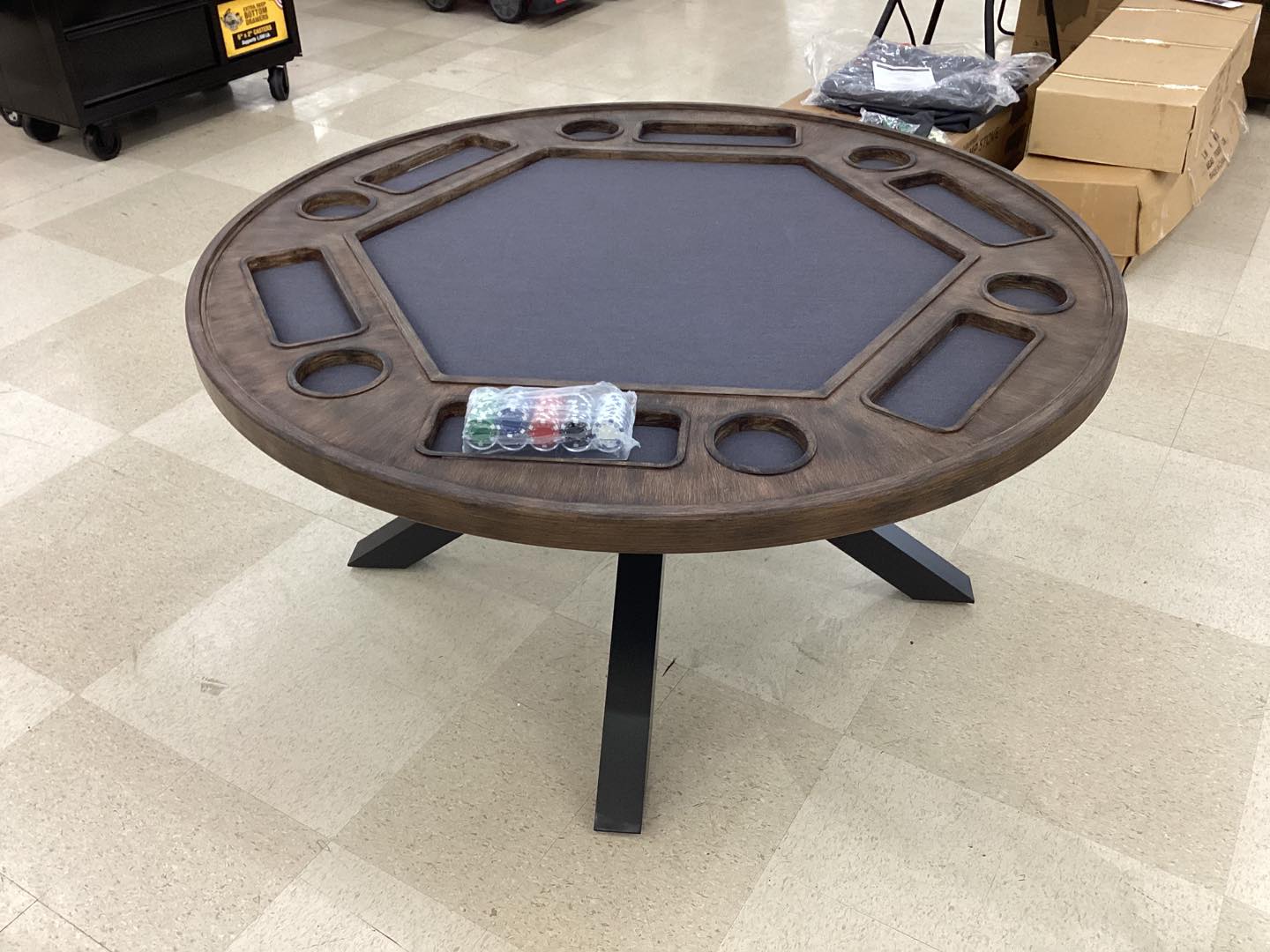 Home Decorators Collection Richmond Chess and Poker Table