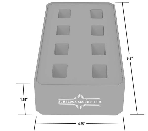 Surelock Security Co Surelock Handgun Magazine Rack