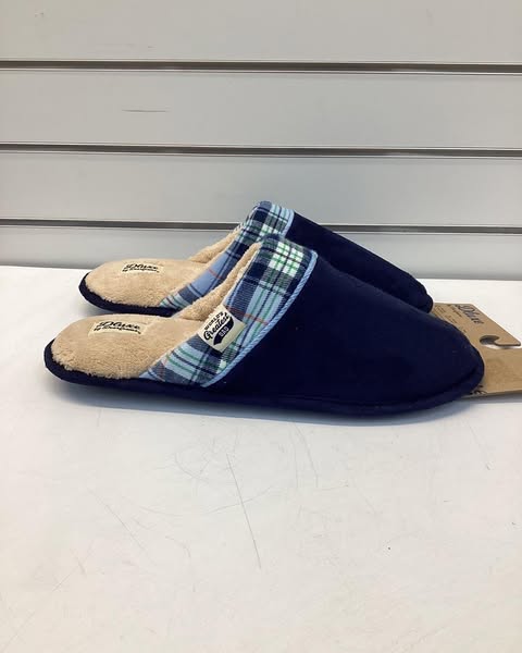 Deluxe by Dearfoam Mens Slippers, Size L (11-12)