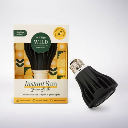 WE THE WILD 10W LED Instant Sun Grow Bulb Black