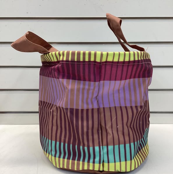 Threshold Utility Gardening Tool Tote with Horizontal Broken Stripes