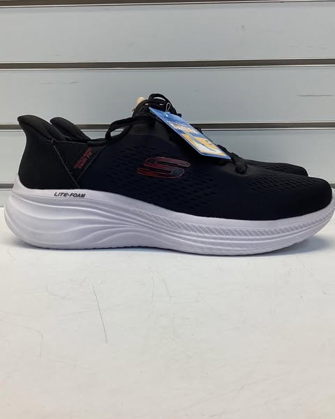 Skechers Men's Hands Free Swift Fit Lite-Foam Sneaker, Size 9.5, Color Black