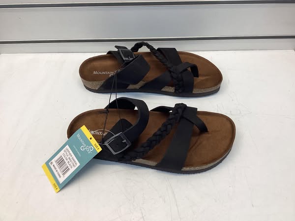 Mountain Sole Women's Leather Footbed Sandal Size 8