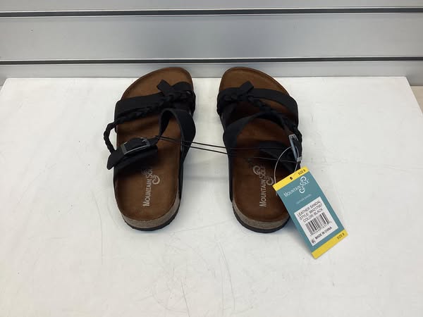 Mountain Sole Women's Leather Footbed Sandal Size 8