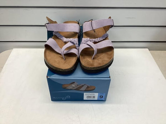 Mountain Sole Women's Leather Footbed Sandal Size 9