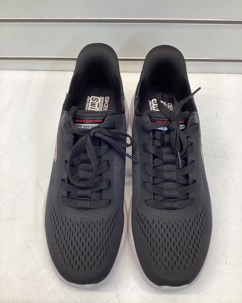 Skechers Men's Hands Free Swift Fit Lite-Foam Sneaker, Size 10.5, Color Black