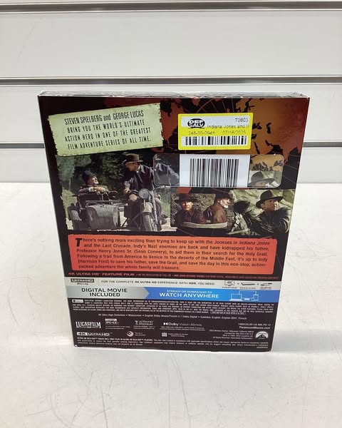 Indiana Jones and the Last Crusade DVD