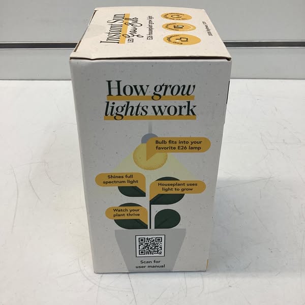 WE THE WILD 10W LED Instant Sun Grow Bulb Black