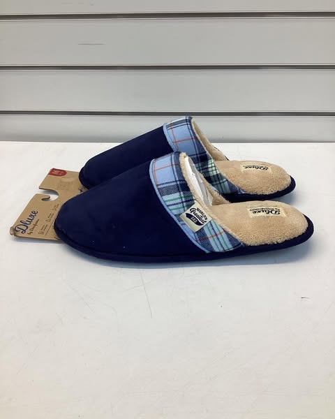Dearfoam Mens Slippers, Size M (9-10)