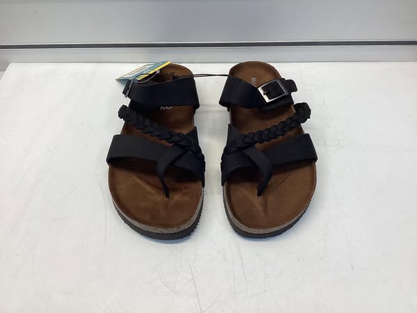 Mountain Sole Women's Leather Footbed Sandal Size 8