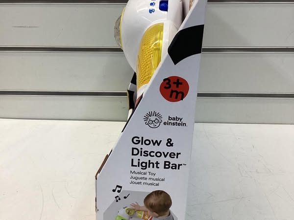 Baby Einstein Glow & Discover Light Bar Tummy Time Toy