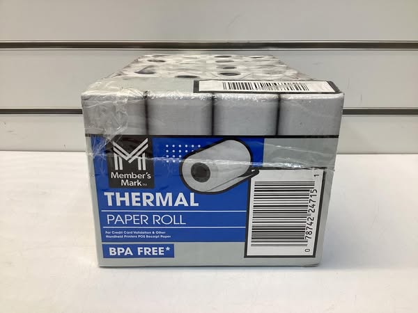Member's Mark Thermal Receipt Paper Rolls, 2 1/4" X 50' , 48 Rolls
