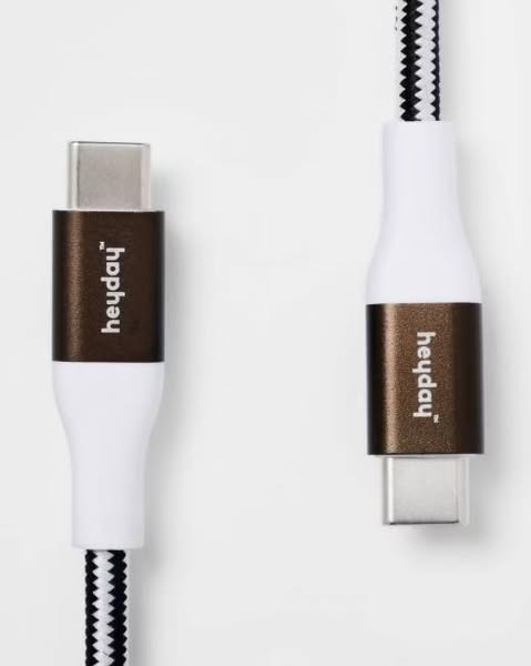 USB-C to USB-C Braided Cable - heyday