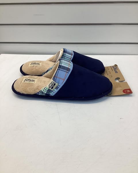 Dearfoam Mens Slippers, Size M (9-10)