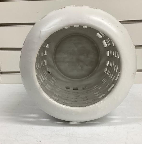 Threshold Pillar Ceramic Lantern Candle Holder White