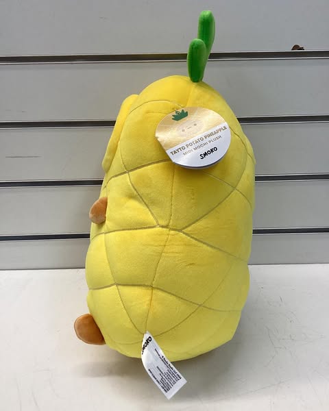 Smoko 12" Pineapple Tayto Deluxe Plush: Polyester Stuffed Animal Toy
